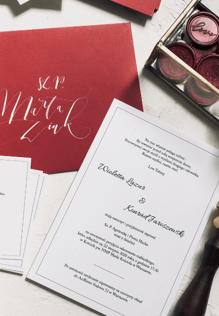 zaproszenia na ślub Classic I Design Your Wedding