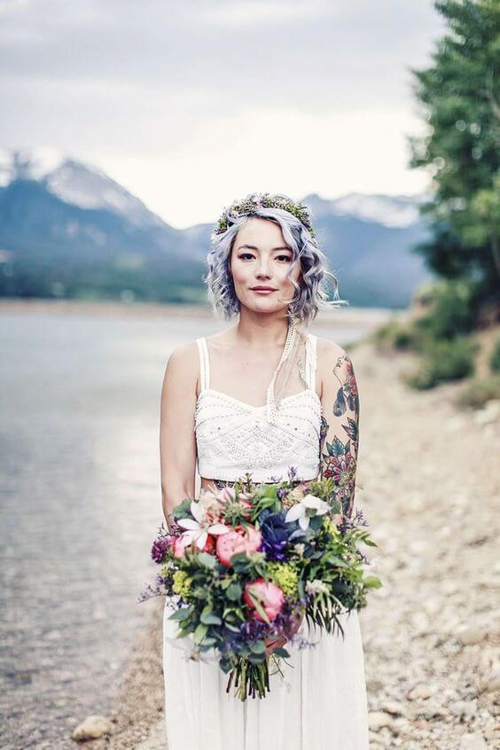 z tatuazami do slubu _ scandinavian bride tattoo _ Design Your Wedding