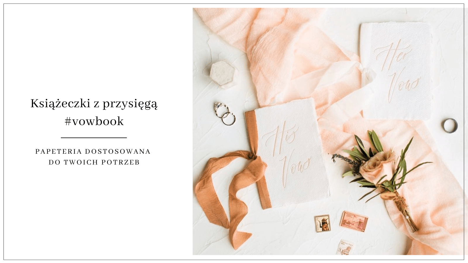 zaproszenia ślubne vowbook Design Your Wedding