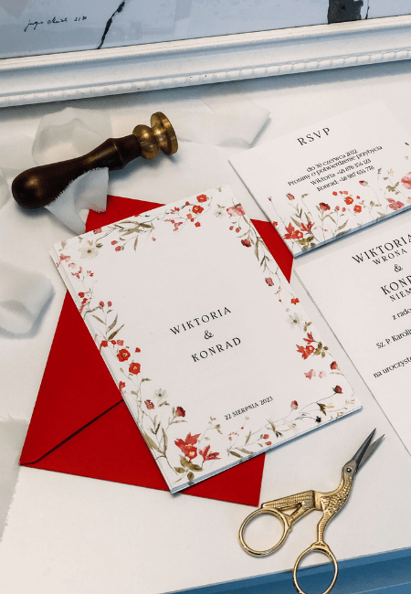 Zaproszenia na ślub Łąka Design Your Wedding