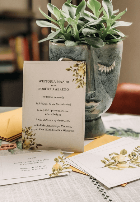 Zaproszenia ślubne Cytrynki 2.0 Design Your Wedding (1)