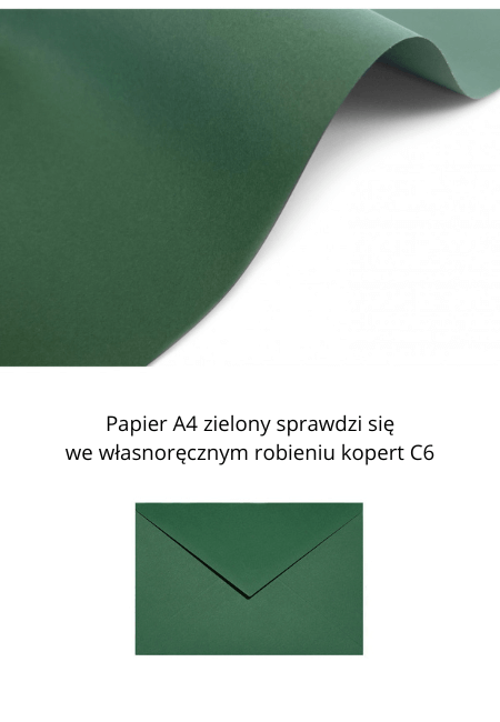Papier A4 zielony
